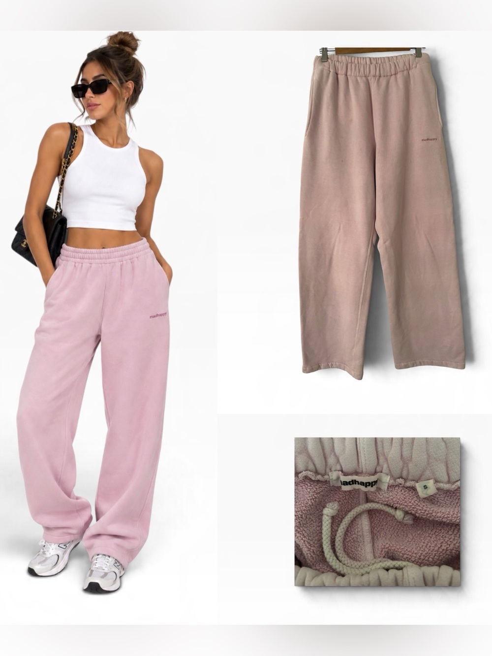 Madhappy Classics Fleece Straight Sweatpant - Size Small